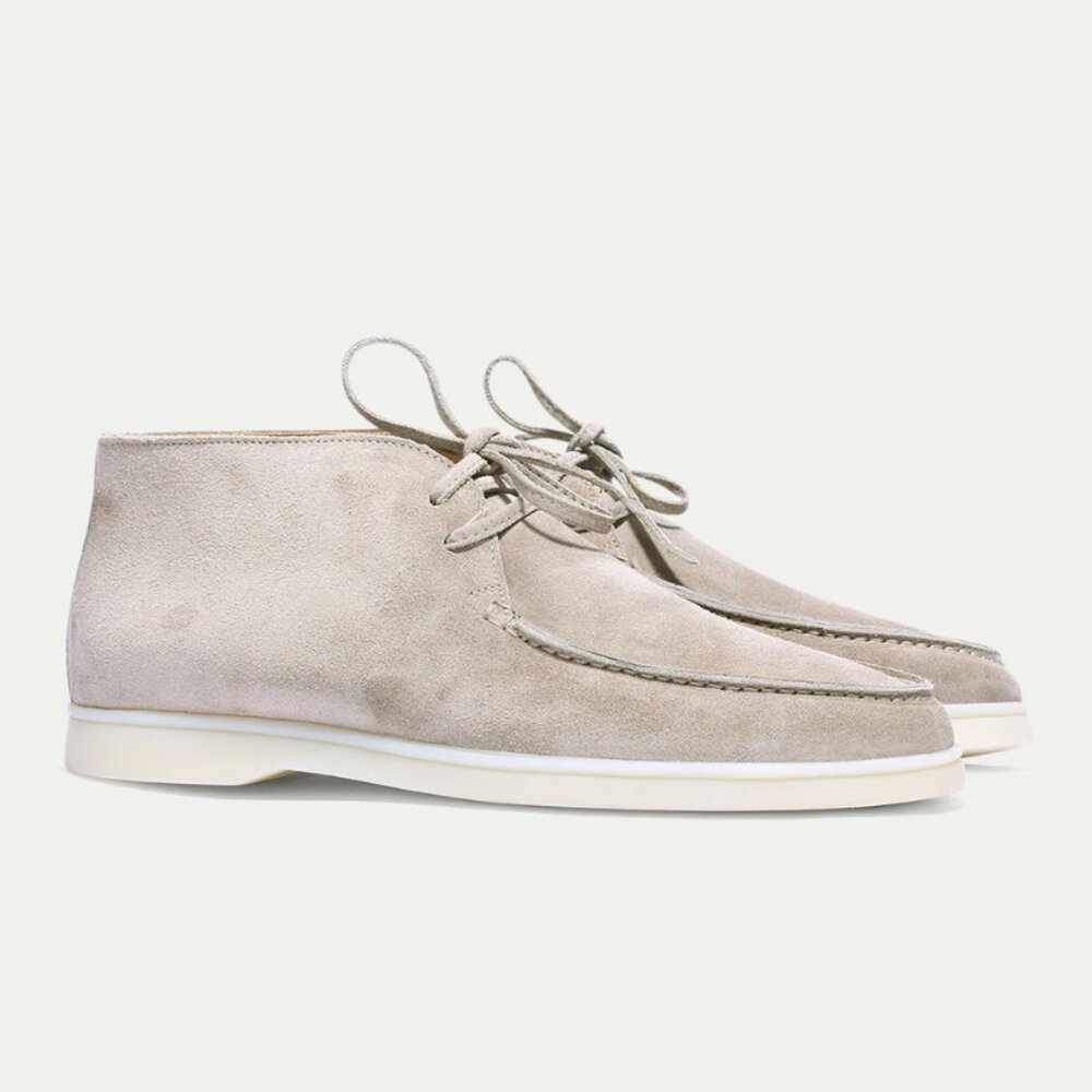 Aurelien Beige Desert Boots 43
